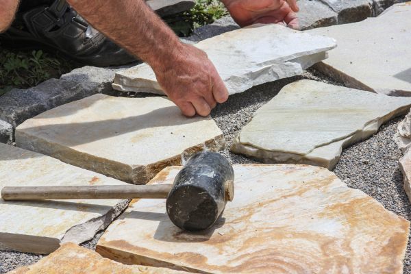 Cost of Stone Sidewalk Installation in Longwood