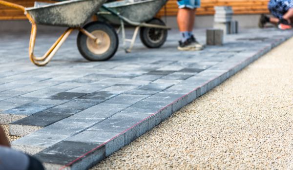Paver Driveway Repair in Longwood