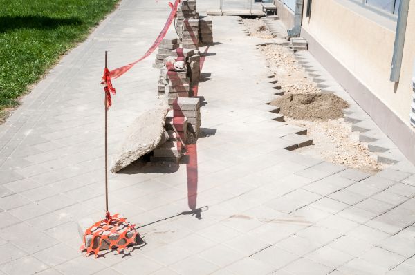 Stone Patio Replacement in Longwood