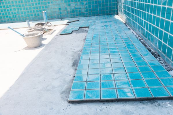 Pool Flooring Installation in Longwood