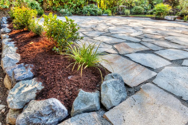 Paver Surface with Landscaping